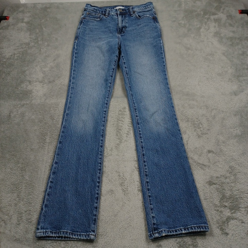 Habitual Jeans Womens‎ 4 Blue Denim Straight Pockets Casual Preppy